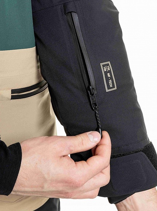 Bunda MEATFLY MANIFOLD JACKET BLACK/SAFARI