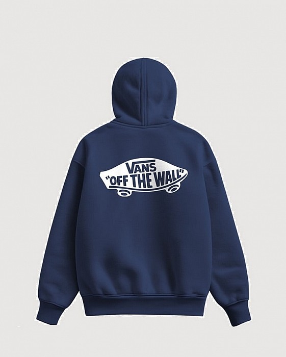 Mikina VANS DOUBLE STANDARD PULLOVER HOODY DEEP INDIGO