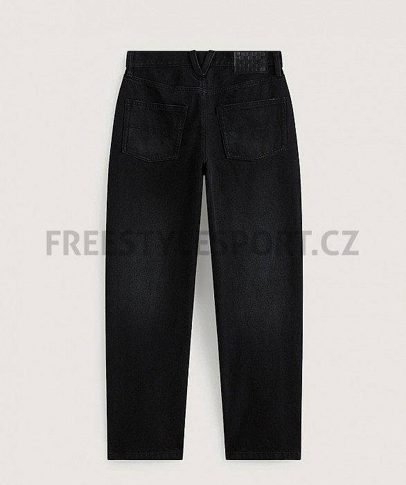 Kalhoty dámské VANS CHECK 5 MID RISE STRAIGHT BLACK RINSE