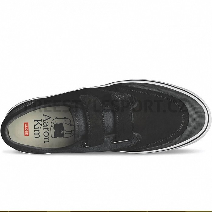 Boty GLOBE MOTLEY II STRAP BLACK/WHITE