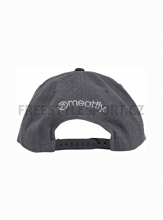 Kšiltovka MEATFLY FINESTER SNAPBACK DARK GREY