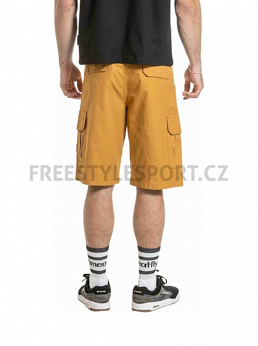 Kraťase pánské MEATFLY SYNDROM SHORTS BEIGE RIPSTOP
