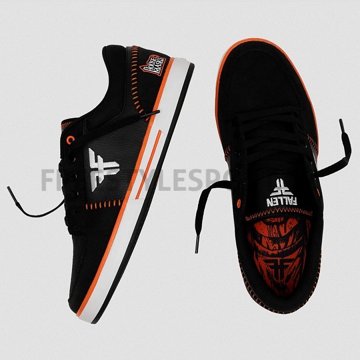 Boty FALLEN PATRIOT HOUSE OF MASKS BLACK ORANGE