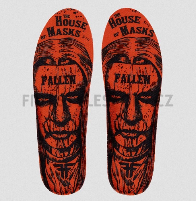 Boty FALLEN PATRIOT HOUSE OF MASKS BLACK ORANGE