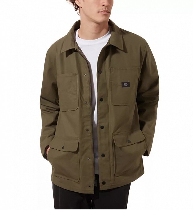 Pánská bunda VANS MN DRILL CHORE COAT 2019/20 GRAPE LEAF