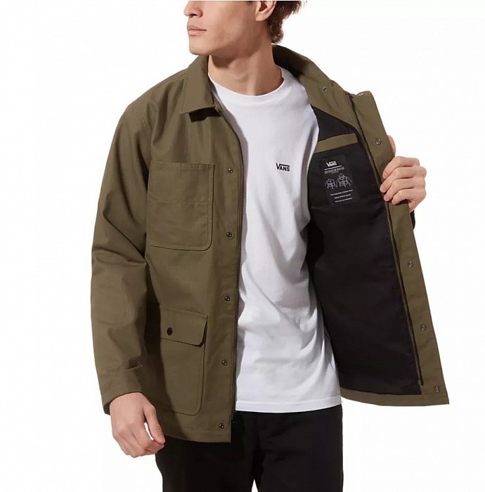 Pánská bunda VANS MN DRILL CHORE COAT 2019/20 GRAPE LEAF