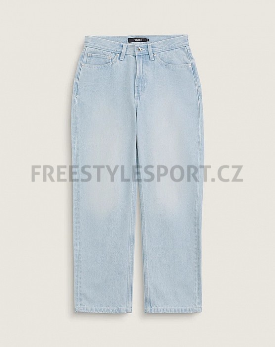 Kalhoty dámské VANS CHECK 5 MID RISE STRAIGHT BLUE RINSE