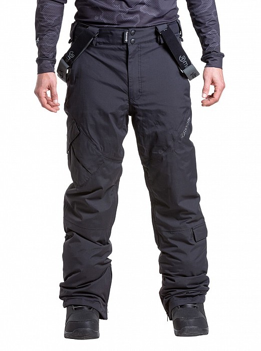 Kalhoty MEATFLY GHOST PANTS BLACK