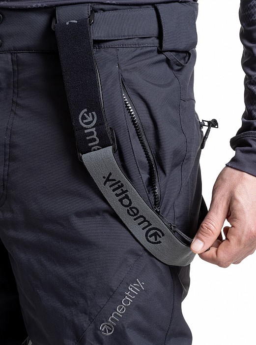 Kalhoty MEATFLY GHOST PANTS BLACK