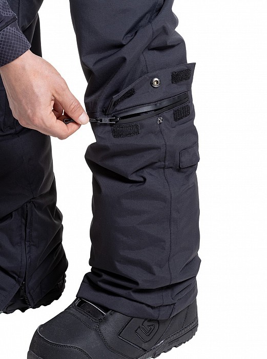 Kalhoty MEATFLY GHOST PANTS BLACK