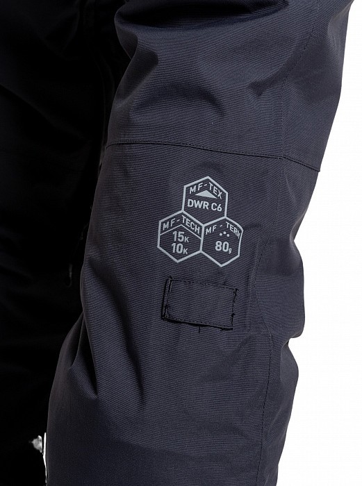 Kalhoty MEATFLY GHOST PANTS BLACK