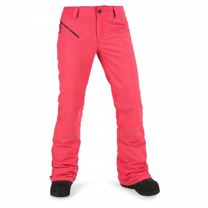 Kalhoty dámské VOLCOM PINTO PANT BRIGHT ROSE