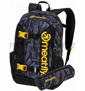 Batoh Meatfly BASEJUMPER 22 BLUEPRINT BLACK