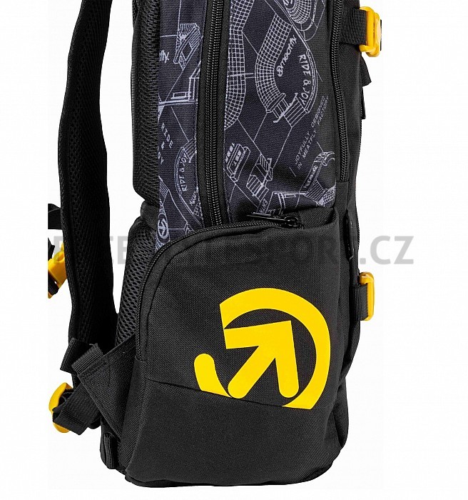 Batoh Meatfly BASEJUMPER 22 BLUEPRINT BLACK