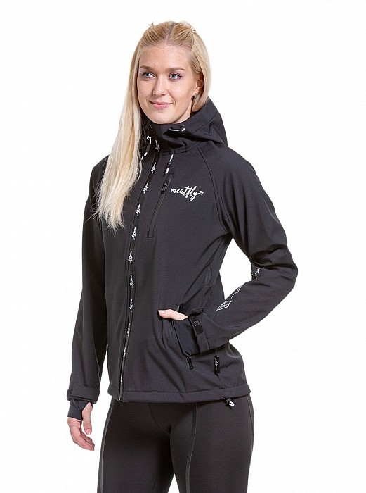 Dámská softshell bunda MEATFLY ZAJA BLACK