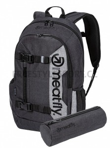 Batoh Meatfly BASEJUMPER 22 CHARCOAL HEATHER/GREY HEATHER