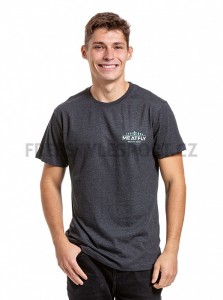 Triko MEAT FLY LAMPY T-SHIRT CHARCOAL HEATHER