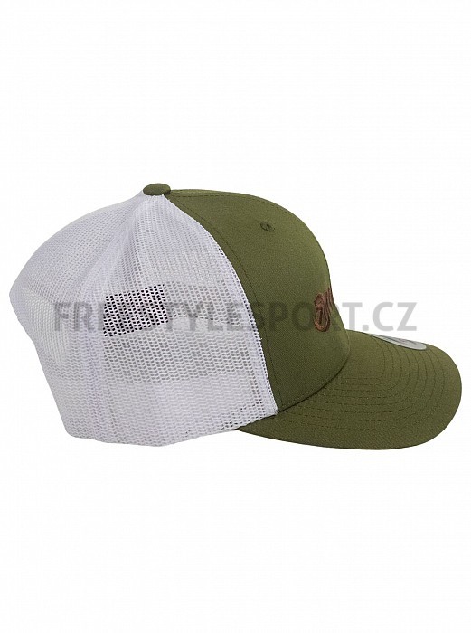 Kšiltovka MEATFLY MF LOGO TRUCKER BLACK WHITE