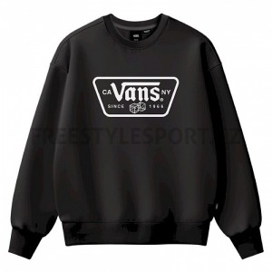 Mikina VANS KNU PATCH CREW BLACK