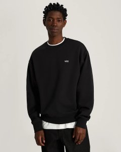 Mikina VANS LEFT CHEST CREW BLACK