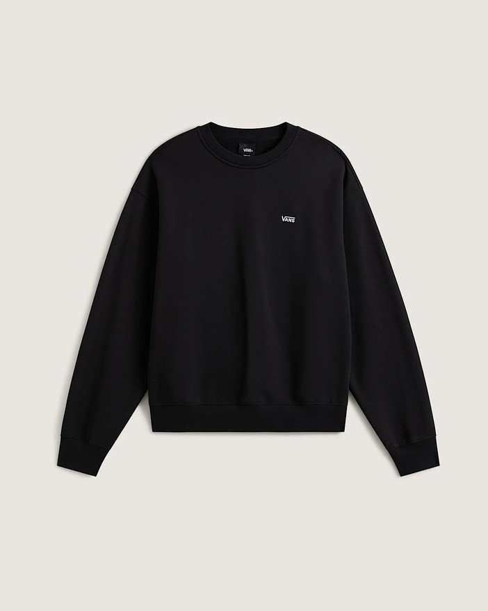 Mikina VANS LEFT CHEST CREW BLACK
