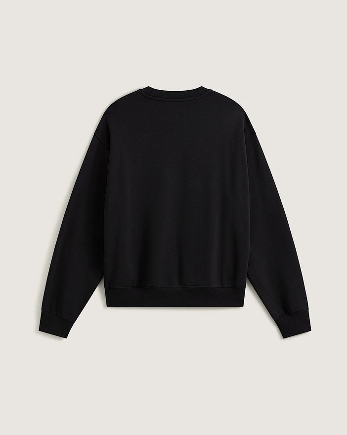 Mikina VANS LEFT CHEST CREW BLACK