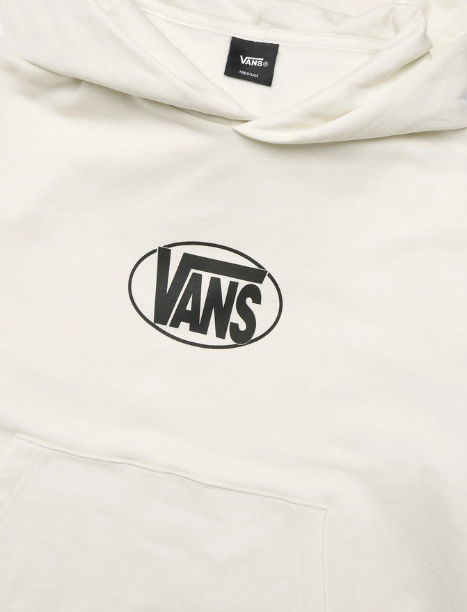 Mikina VANS OVAL LOGO RELAXED PULLOVER MARSMALLOW