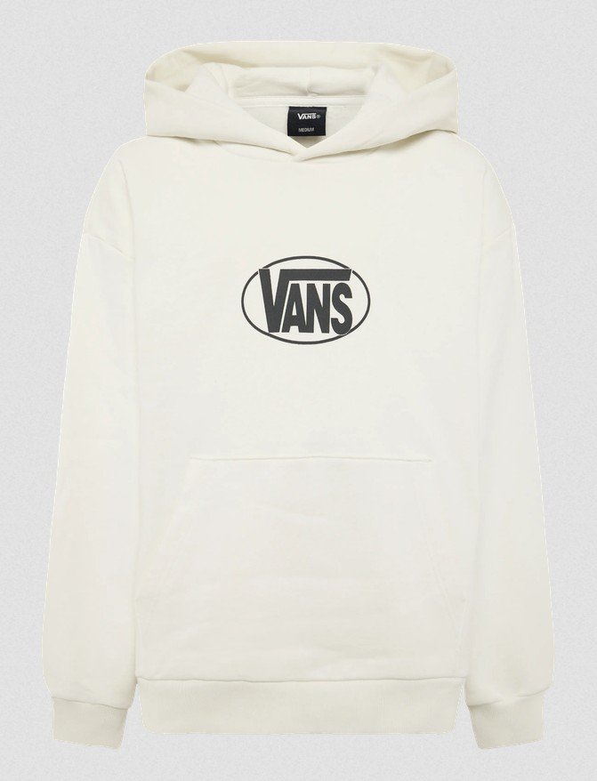 Mikina VANS OVAL LOGO RELAXED PULLOVER MARSMALLOW