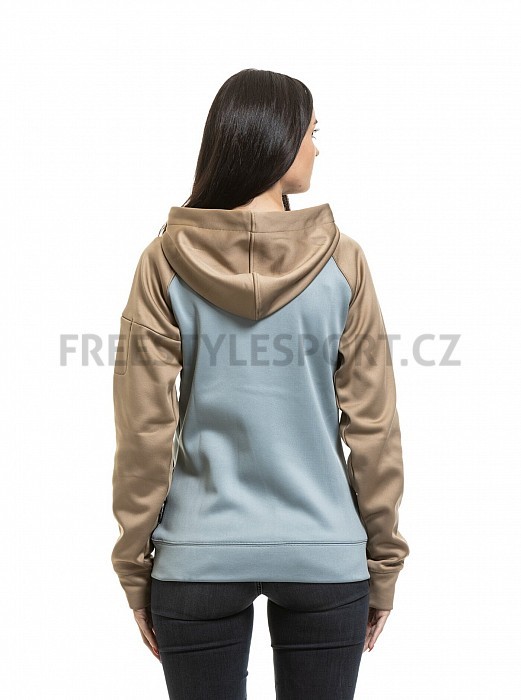 Mikina MEATFLY ALISHA TECHNICAL HOODIE SAFARI CLOUD