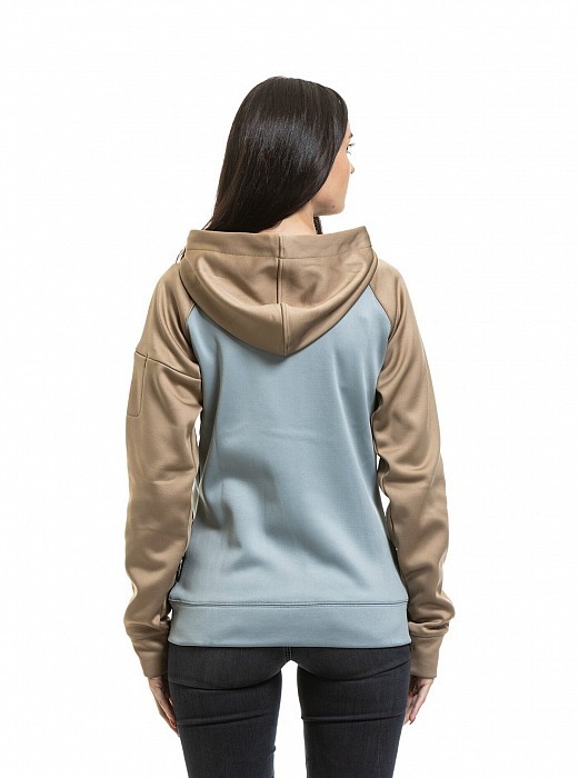 Mikina MEATFLY ALISHA TECHNICAL HOODIE SAFARI CLOUD
