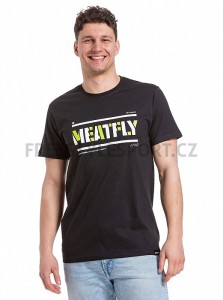 Triko MEATFLY RELE T-SHIRT BLACK