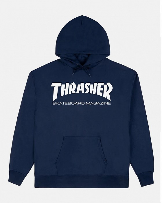 Mikina THRASHER SKATE MAG HOOD NAVY BLUE