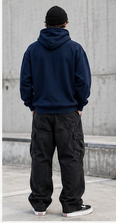 Mikina THRASHER SKATE MAG HOOD NAVY BLUE