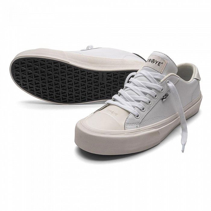 Tenisky STRAYE FOOTWEAR STANLEY WHITE/CREAM LEATHER