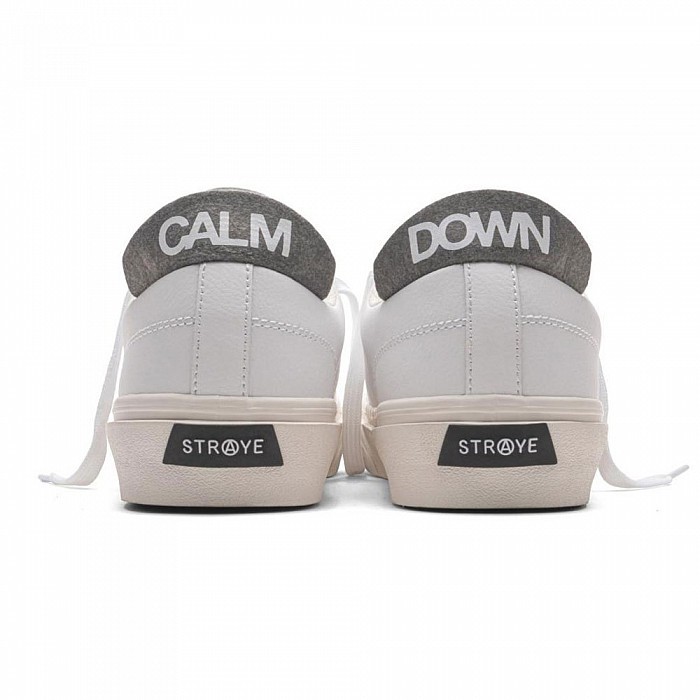 Tenisky STRAYE FOOTWEAR STANLEY WHITE/CREAM LEATHER