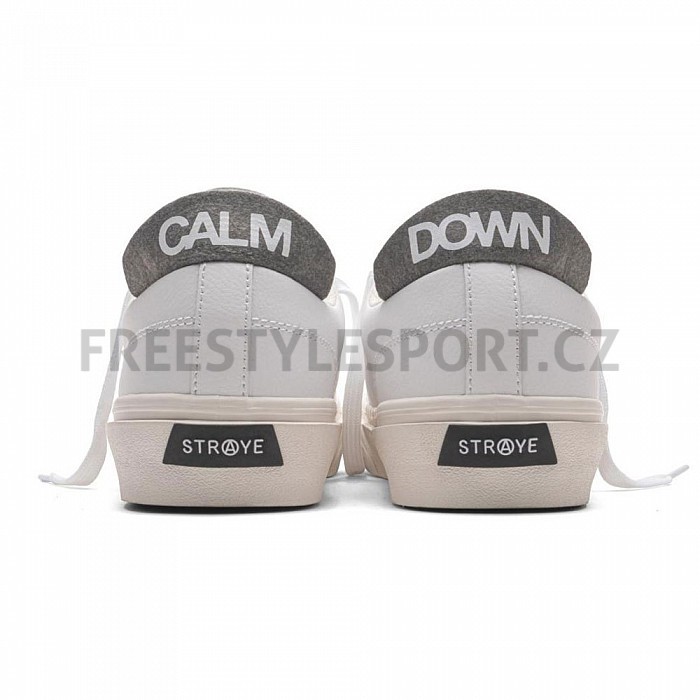 Tenisky STRAYE FOOTWEAR STANLEY WHITE/CREAM LEATHER