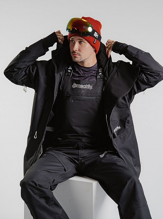 Unisex SNOWBOARD & SKI kalhoty MEATFLY ANDRY 2024/25 BLACK