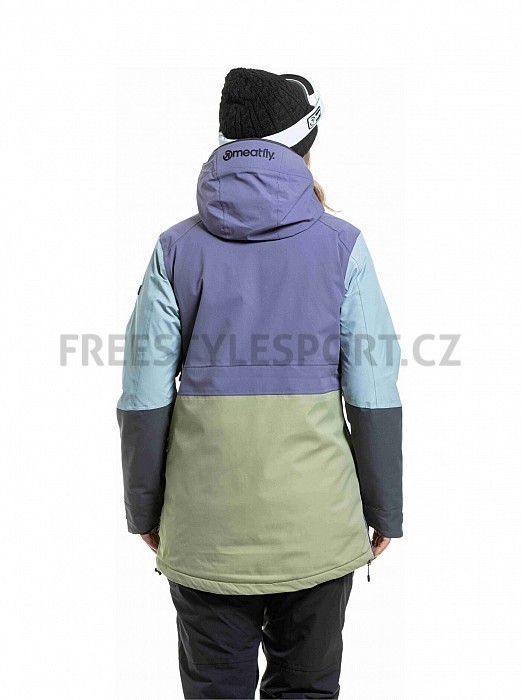 Bunda MEATFLY AIKO JACKET 25/26 OLIVE LIGHT/PURPLE LIGHT