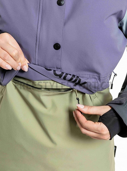 Bunda MEATFLY AIKO JACKET 25/26 OLIVE LIGHT/PURPLE LIGHT