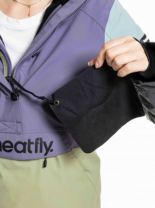 Bunda MEATFLY AIKO JACKET 25/26 OLIVE LIGHT/PURPLE LIGHT