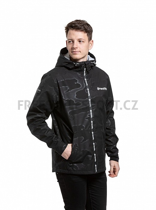 Pánská bunda MEATFLY FINN MORPH BLACK EMBOSS