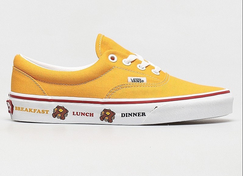 Tenisky VANS ERA (SIDEWALL PRINT) SAFFRON/MEALS