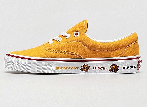 Tenisky VANS ERA (SIDEWALL PRINT) SAFFRON/MEALS