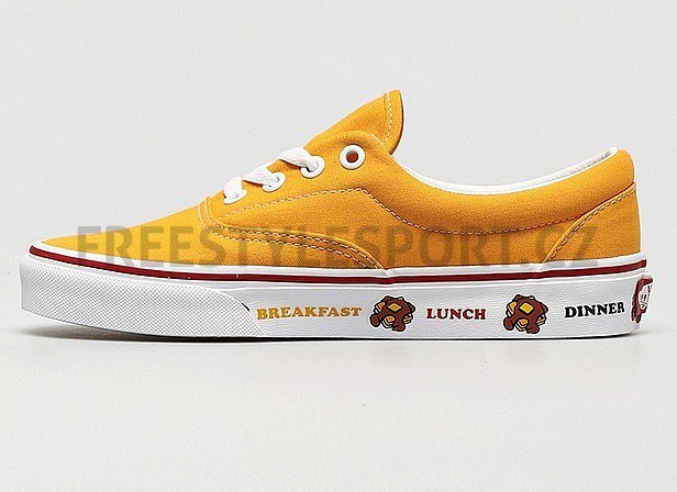 Tenisky VANS ERA (SIDEWALL PRINT) SAFFRON/MEALS