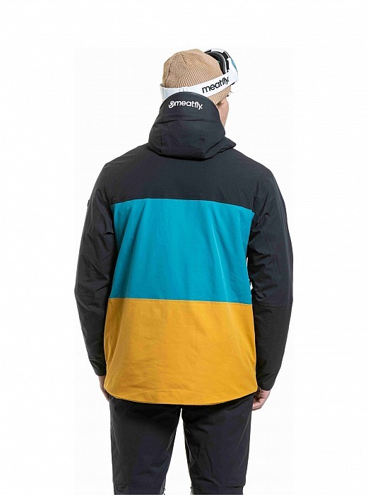 Bunda MEATFLY MANIFOLD JACKET BLACK/CHAI TEA