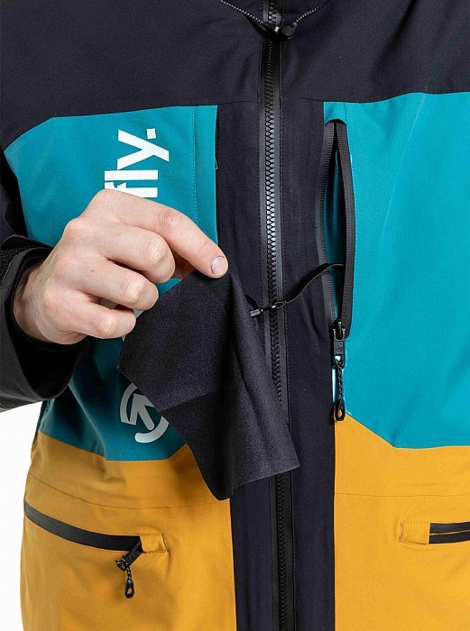 Bunda MEATFLY MANIFOLD JACKET BLACK/CHAI TEA
