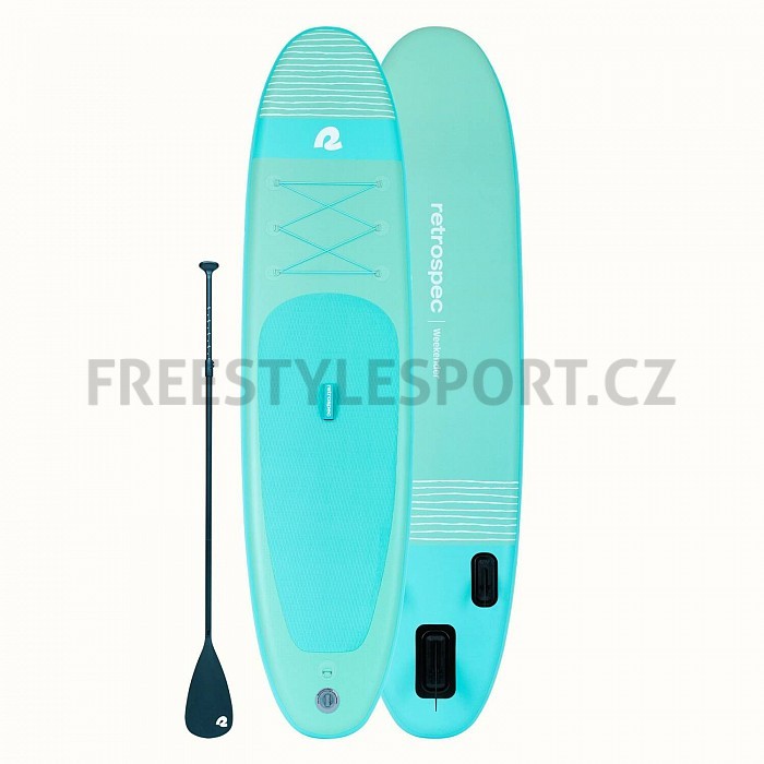 Retrospec Weekender INFLATABLE SL 10' Nafukovací Paddleboard SEAFOAM STRIPES 2022