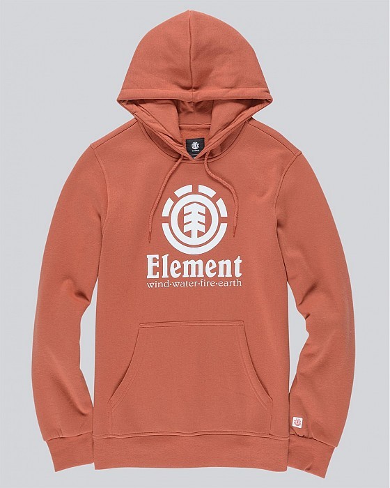 Mikina ELEMENT VERTICAL HOOD ETRUSCAN RED