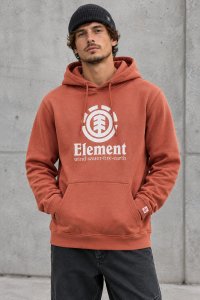 Mikina ELEMENT VERTICAL HOOD ETRUSCAN RED