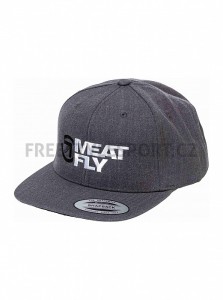 Kšiltovka MEATFLY NESS SNAPBACK DARK GREY
